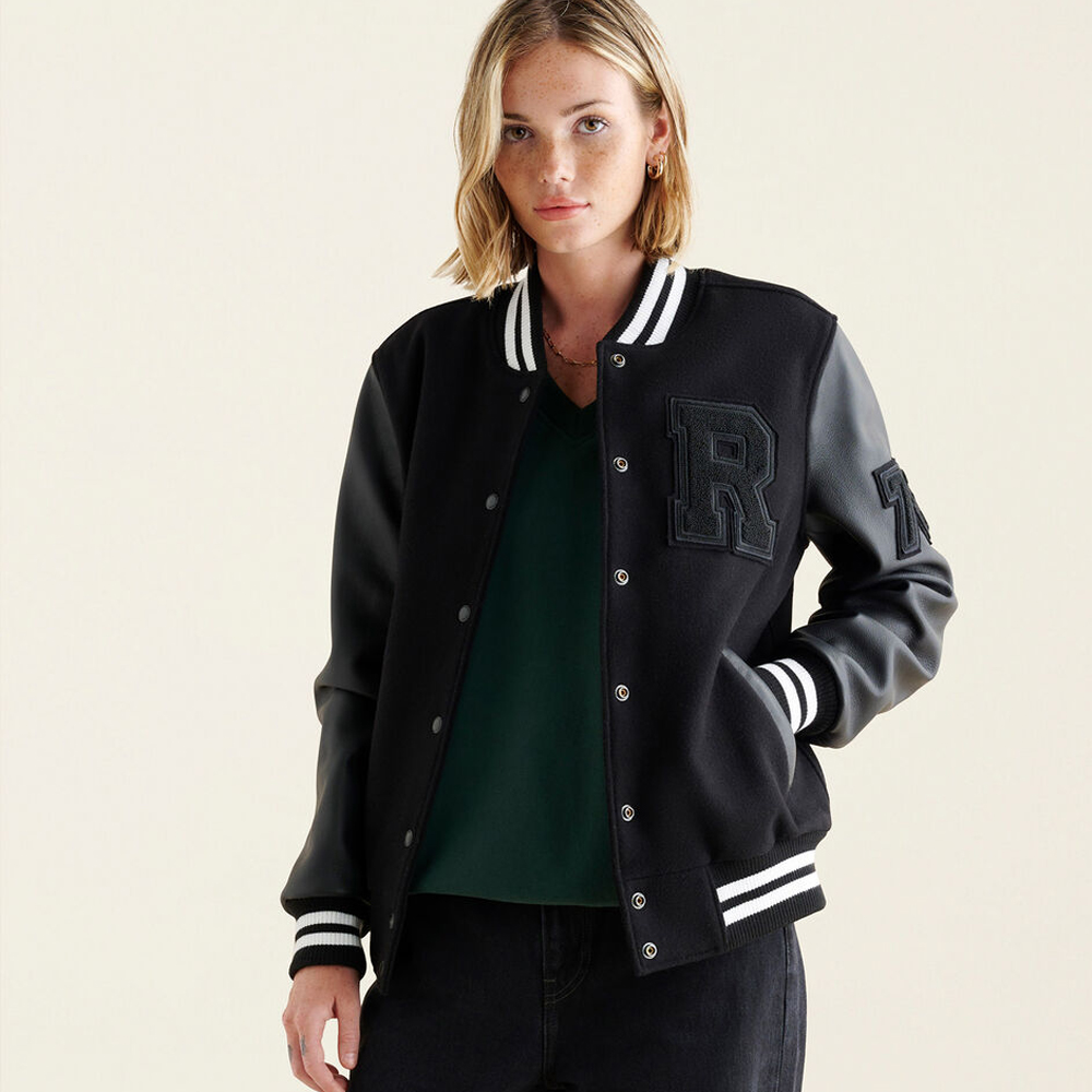 Oem Manufacturer High Quality Varsity Jacket Men Chenille Embroidery Leather Sleeves Custom Baseball Letterman Varsity Jacket